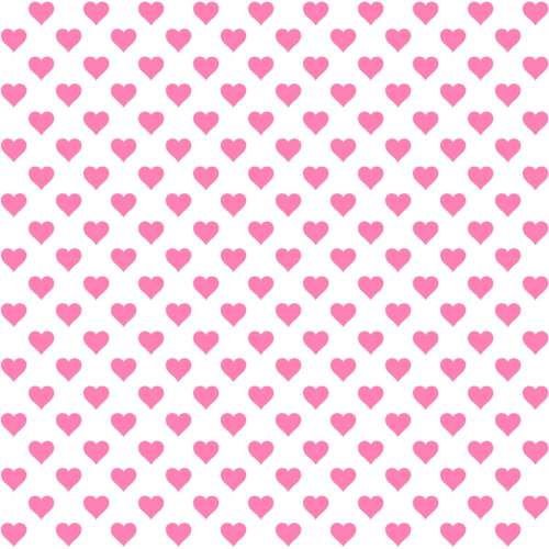 Printed Wafer Paper - Pink Hearts - Click Image to Close